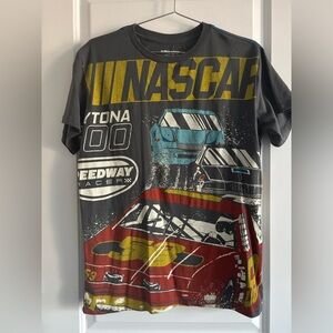 Nascar Racing Graphic Tee - Black and Multicolor